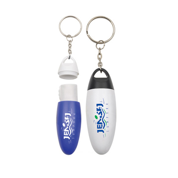 Glass cleaner keyring